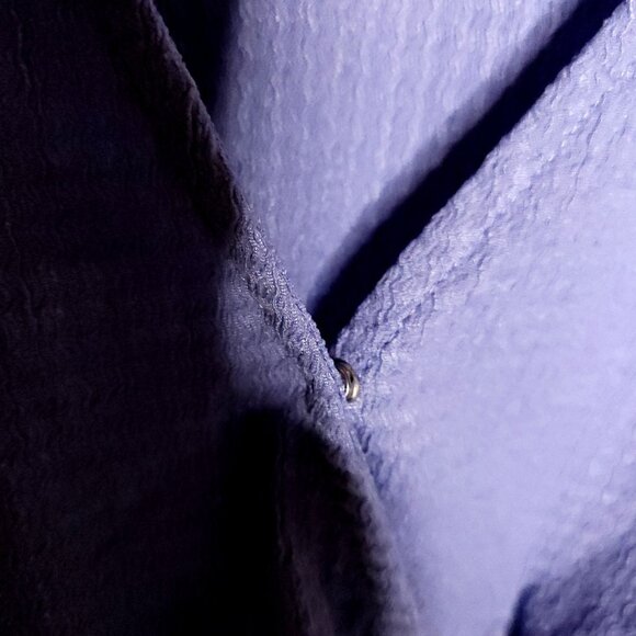 Altar'd State Purple Textured Long Sleeve Cropped Top Large - Picture 3 of 7